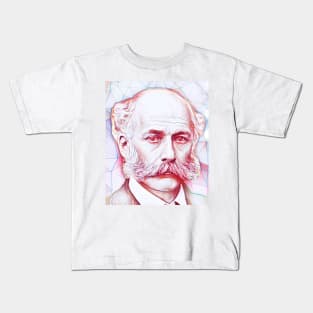 Joseph Bazalgette Portrait | Joseph Bazalgette Artwork | Line Art Kids T-Shirt